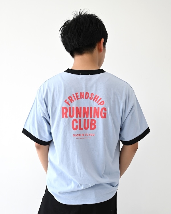 【フォブ】RUNNING CLUB Tシャツ / サックス