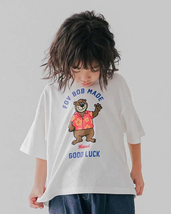 【フォブ】F/B BEAR Tシャツ / ホワイト