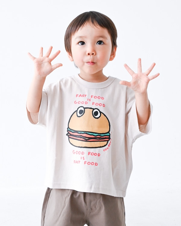 【フォブ】F/B BURGER Tシャツ / ホワイト