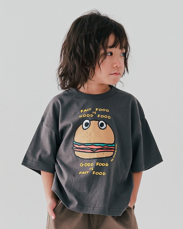 【フォブ】F/B BURGER Tシャツ / ホワイト