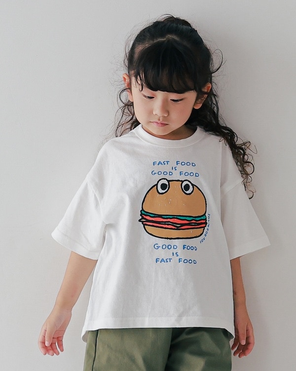 【フォブ】F/B BURGER Tシャツ / ホワイト