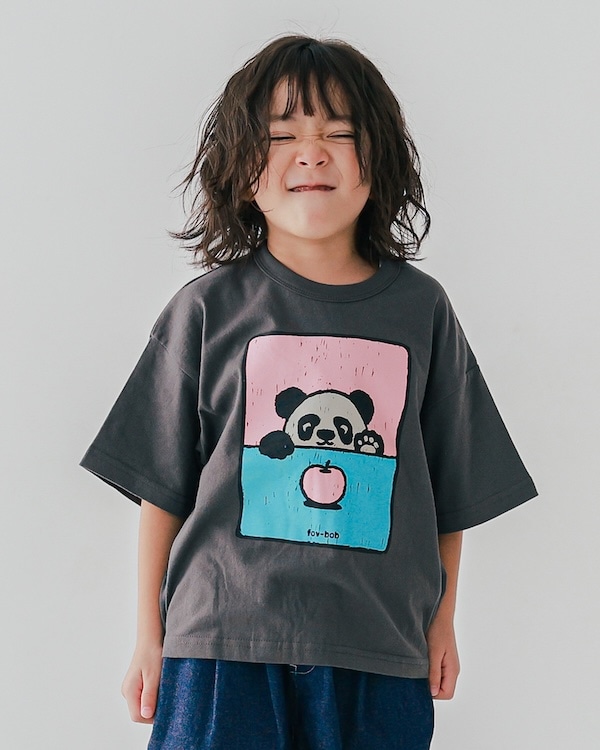 【フォブ】F/B PANDA Tシャツ / チャコールグレー