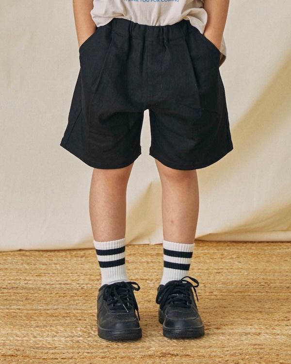 【フォブ】タックショーツ / ブラック