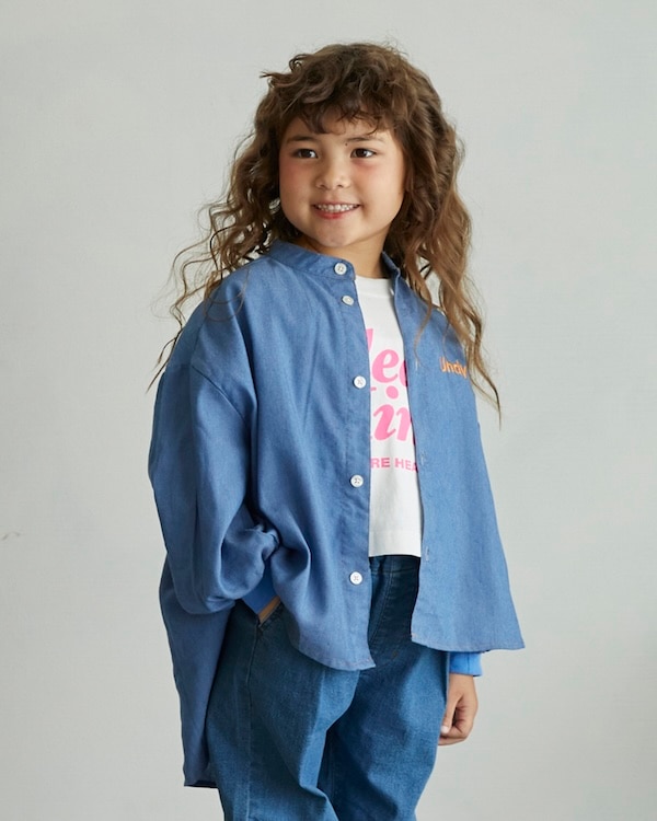 【アンディニー】デニムシャツ / ブルー