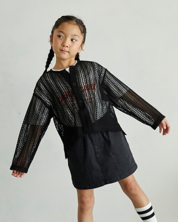 【アンディニー】レースカーディガン / ブラック