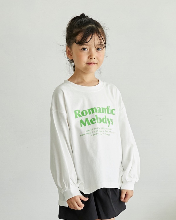 【アンディニー】Romantic L/S Tシャツ / ピンク