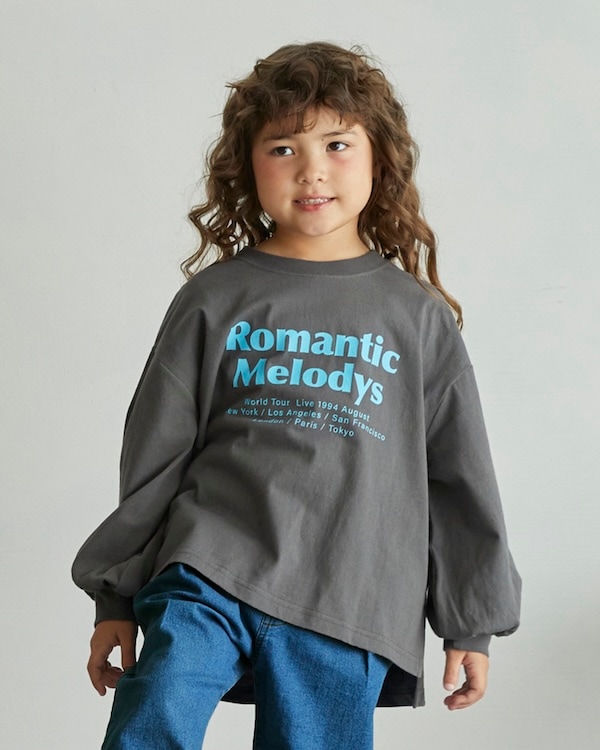【アンディニー】Romantic L/S Tシャツ / ピンク