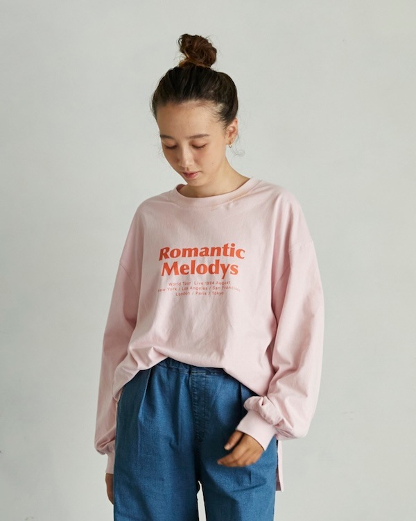 【アンディニー】Romantic L/S Tシャツ / ホワイト
