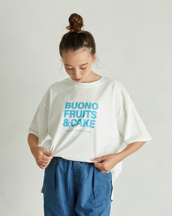 【アンディニー】FRUITS & CAKE Tシャツ / チャコールグレー