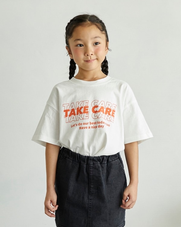 【アンディニー】TAKE CARE Tシャツ / ホワイト