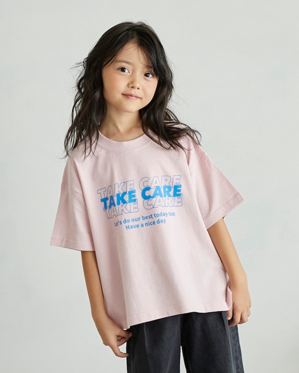 【アンディニー】TAKE CARE Tシャツ / ピンク