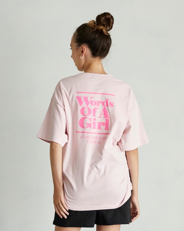 【アンディニー】Words of Tシャツ / ホワイト