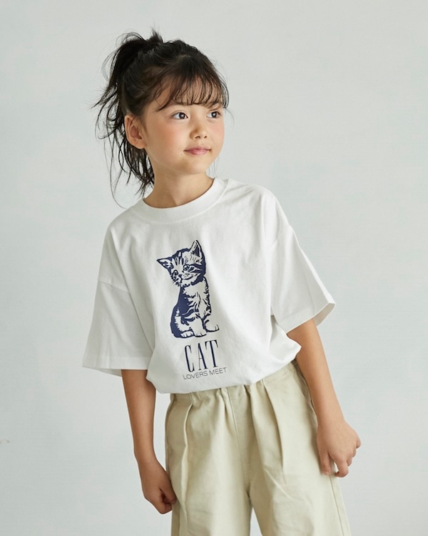 【アンディニー】CAT Tシャツ / ホワイト