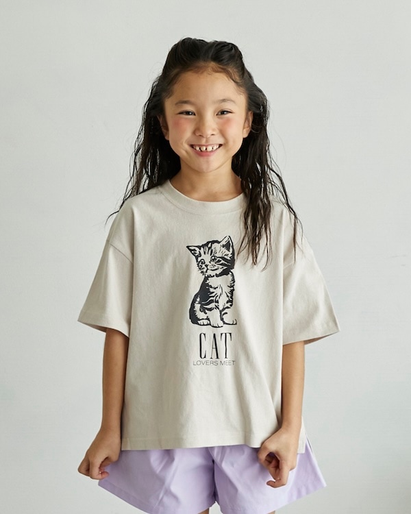 【アンディニー】CAT Tシャツ / サンド