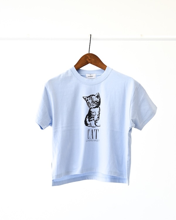 【アンディニー】CAT Tシャツ / サックス