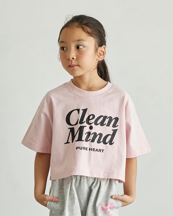 【アンディニー】Clean Mind ショート Tシャツ / ホワイト