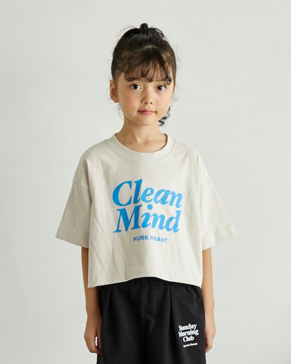 【アンディニー】Clean Mind ショート Tシャツ / サンド