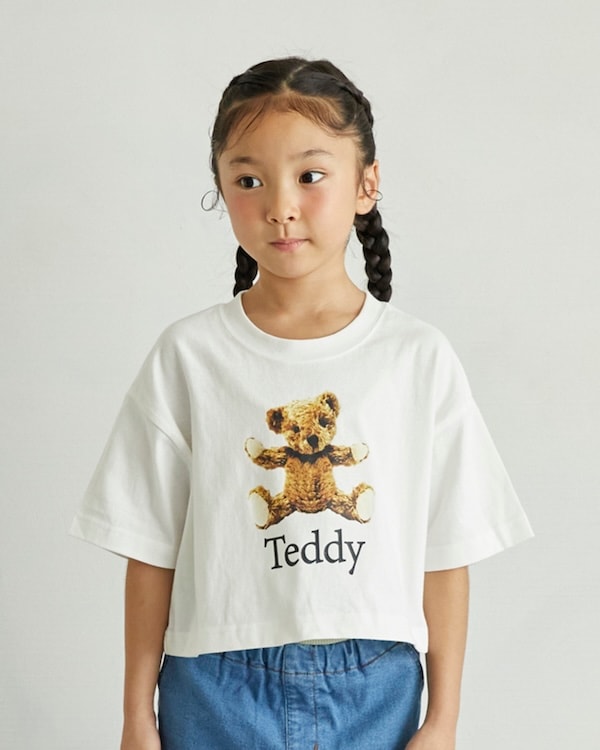 【アンディニー】Teddy ショート Tシャツ / ホワイト
