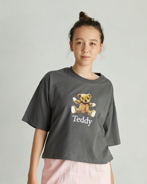 【アンディニー】Teddy ショート Tシャツ / サックス
