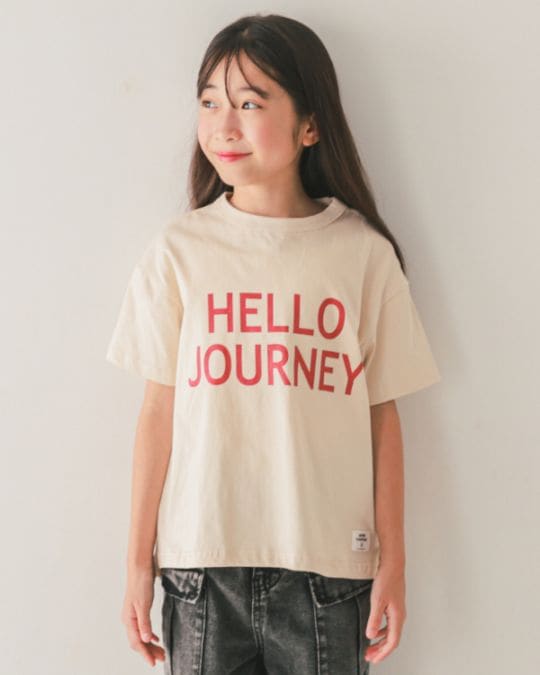 【ジーンズベー】HELLO JOURNEY Tシャツ / アイボリー