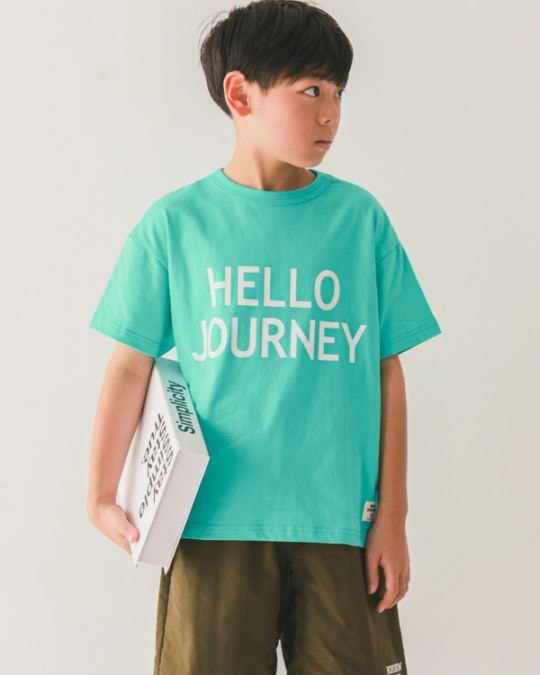 【ジーンズベー】HELLO JOURNEY Tシャツ / ブルー