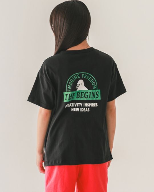 【ジーンズベー】JUST DO IT Tシャツ / ブラック