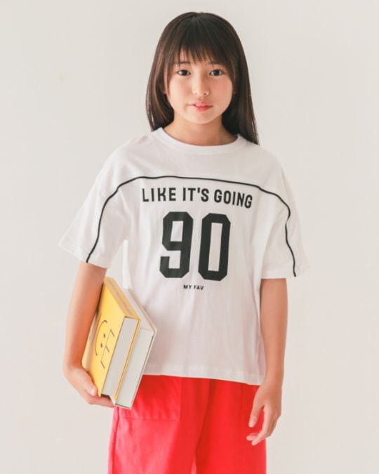 【ジーンズベー】NUMBERING Tシャツ / オフホワイト