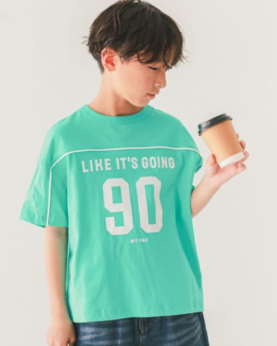 【ジーンズベー】NUMBERING Tシャツ / ブルー