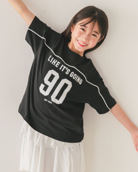 【ジーンズベー】NUMBERING Tシャツ / ブラック