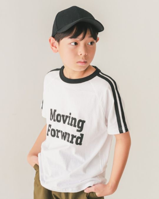 【ジーンズベー】MOVING LINE Tシャツ / オフホワイト