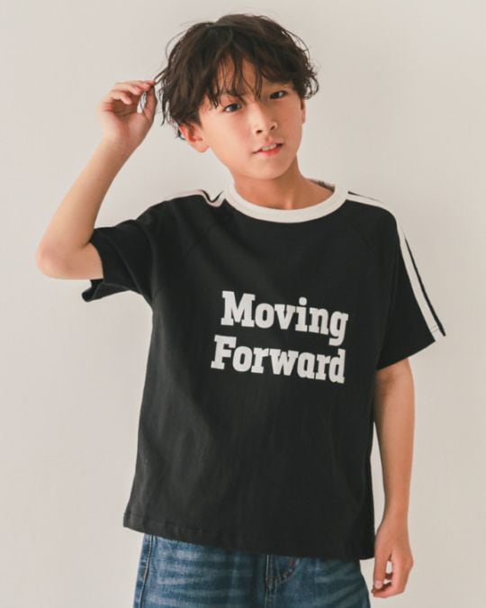 【ジーンズベー】MOVING LINE Tシャツ / ブラック