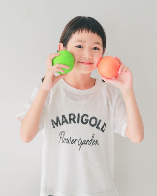 【エヌエイチティー】MARIGOLDメッシュ Tシャツ / オフホワイト