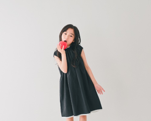 【エヌエイチティー】ギャザー ワンピース / ラベンダー