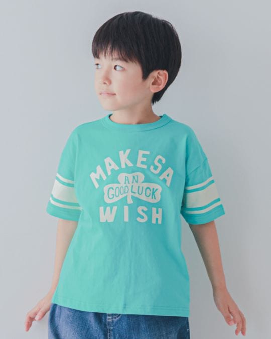 【セカンド】WISH Tシャツ / ライトグリーン