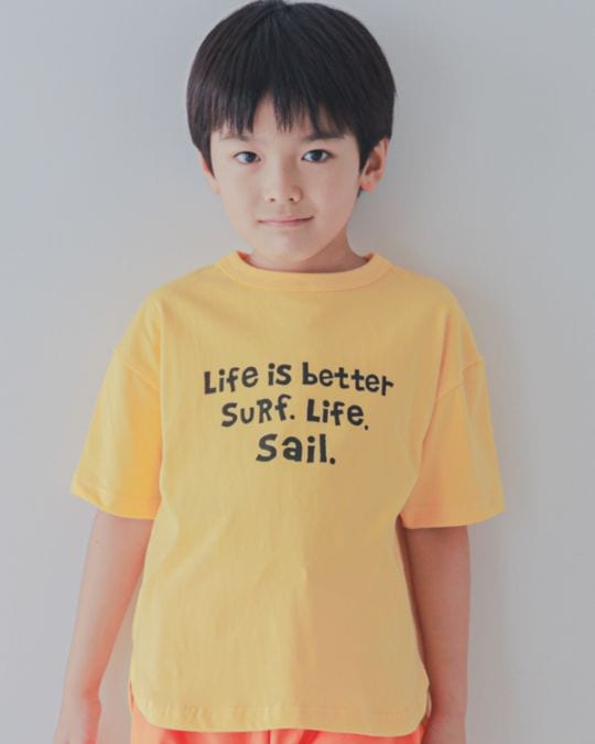 【セカンド】SALING CREW Tシャツ / イエロー