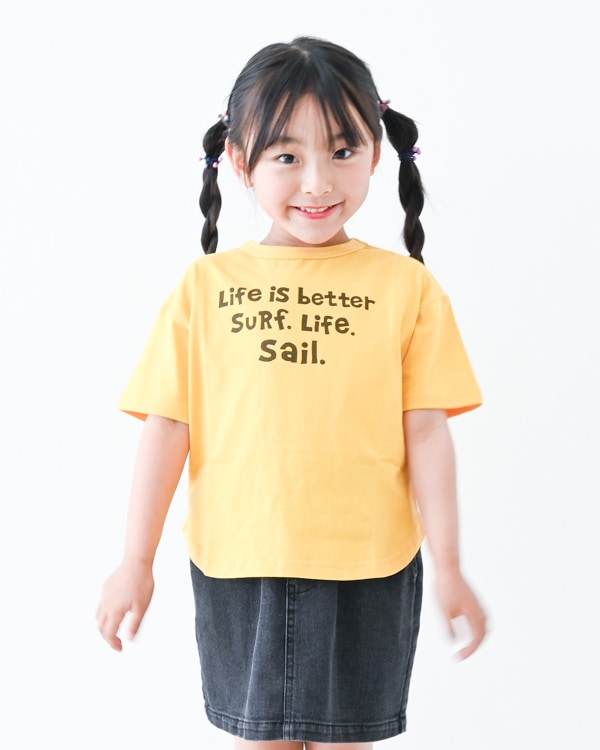 【セカンド】SALING CREW Tシャツ / イエロー