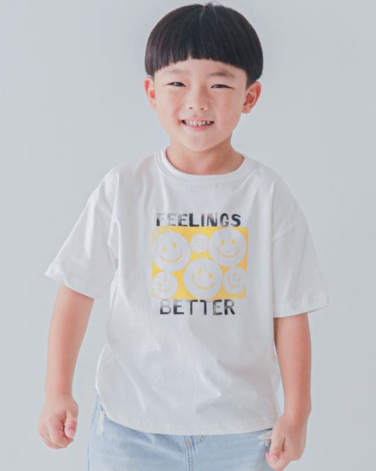 【セカンド】SMILE Tシャツ / オフホワイト