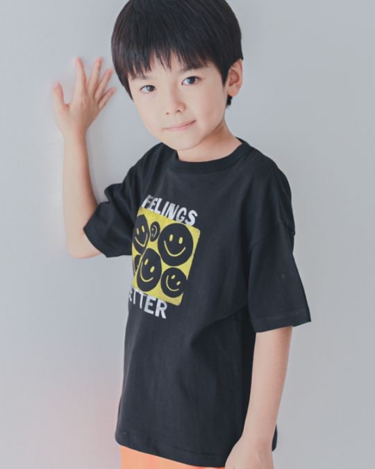 【セカンド】SMILE Tシャツ / ブラック