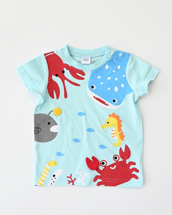 子供服 通販 B.G ROOM STORE 【公式】 | 【チークルーム】海の魚たち T
