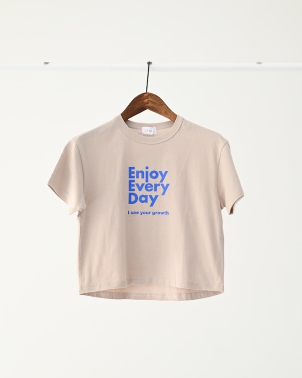 【フォブ】Enjoy Tシャツ / グレージュ  