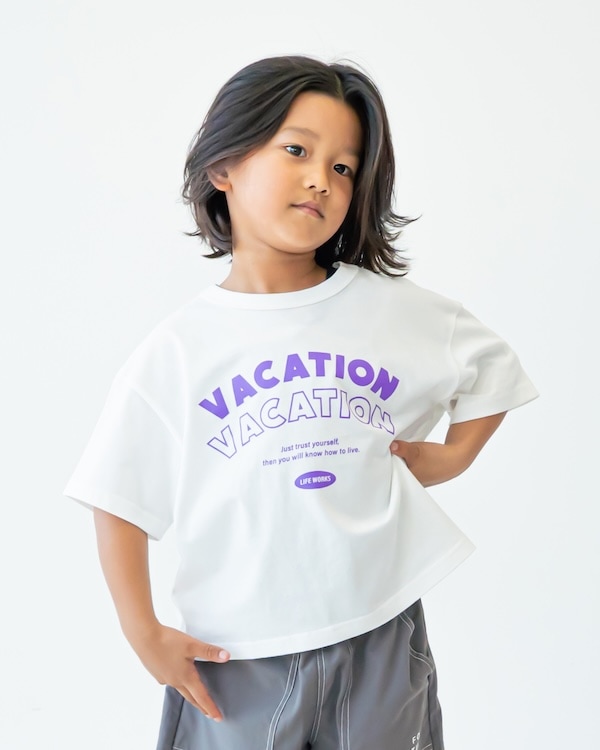 【フォブ】VACATION Tシャツ / ホワイト  