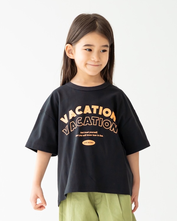 【フォブ】VACATION Tシャツ / ブラック  