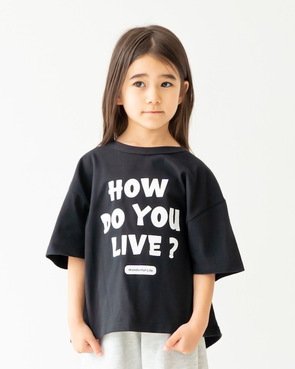 【フォブ】HOW DO YOU Tシャツ / グレージュ  