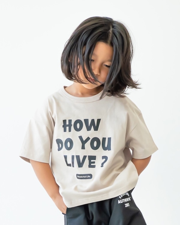 【フォブ】HOW DO YOU Tシャツ / ブラック  