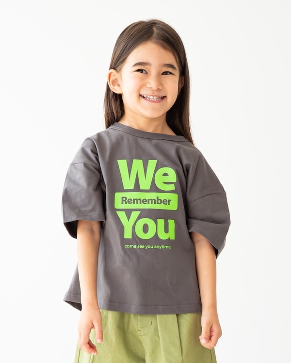 【フォブ】WE YOU Tシャツ / チャコールグレー  