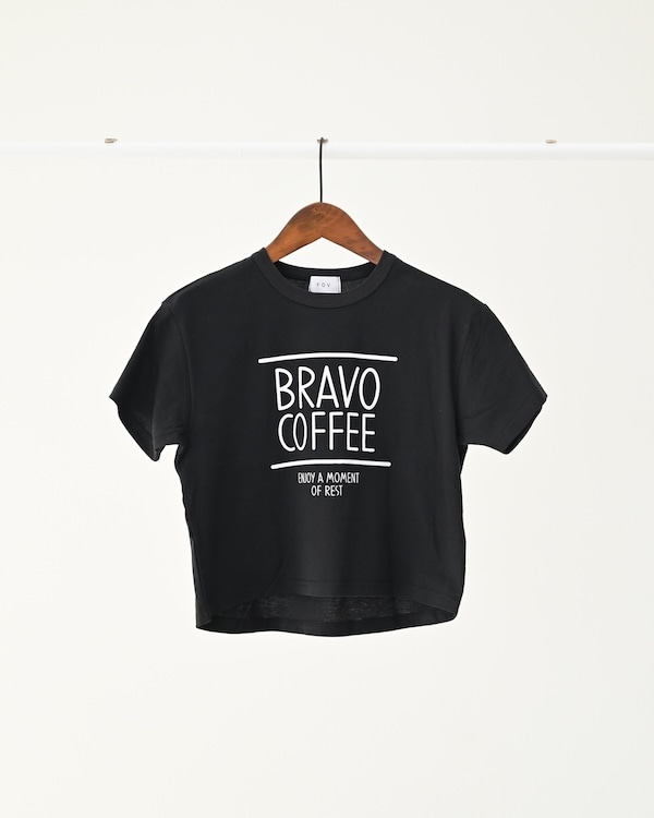 【フォブ】BRAVO Tシャツ / チャコールグレー  