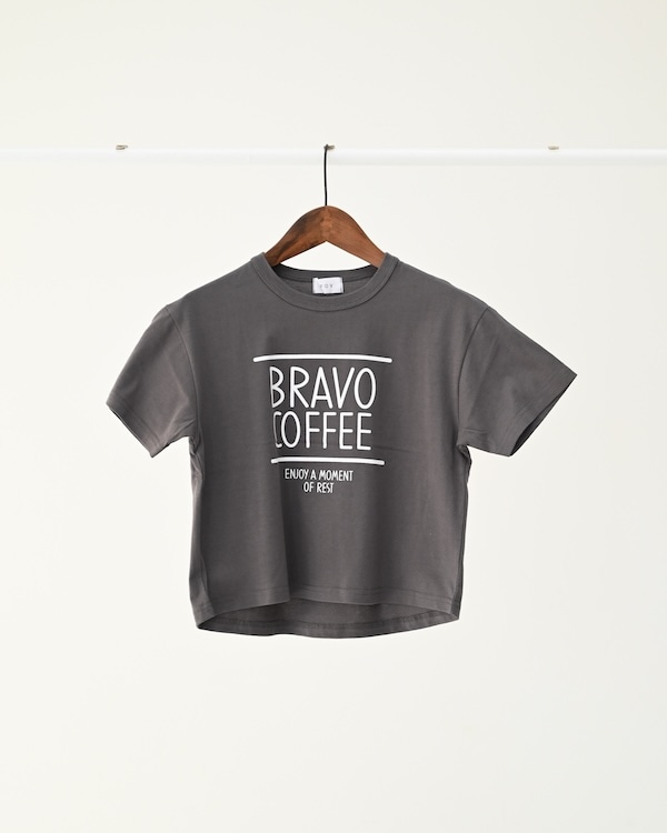 【フォブ】BRAVO Tシャツ / チャコールグレー  