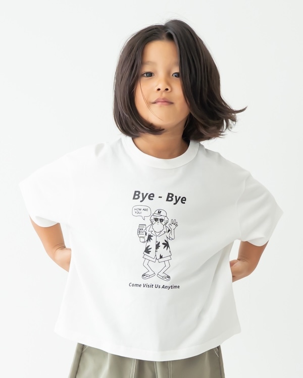 【フォブ】Bye Bye Tシャツ / チャコールグレー  