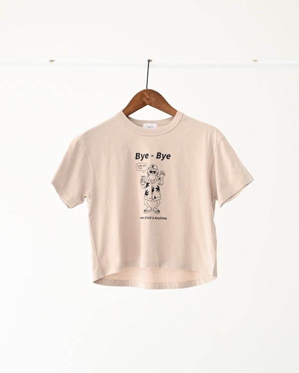 【フォブ】Bye Bye Tシャツ / グレージュ  