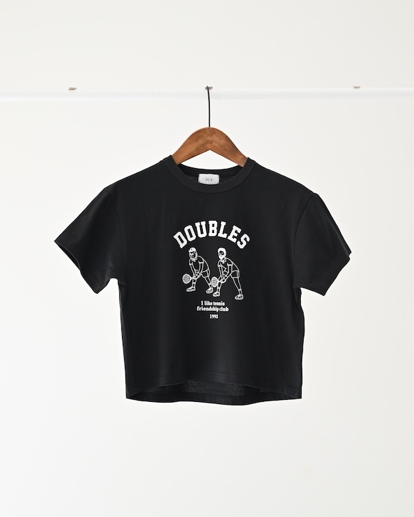 【フォブ】DOUBLES Tシャツ / グレージュ  